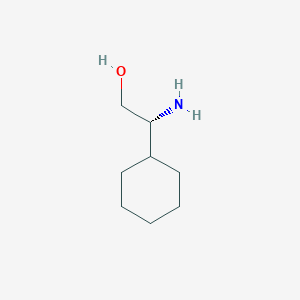 molecular formula C8H17NO B2930672 (R)-2-Amino-2-cyclohexylethanol CAS No. 85711-13-3; 85711-13-3