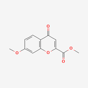 molecular formula C12H10O5 B2930759 methyl 7-methoxy-4-oxo-4H-chromene-2-carboxylate CAS No. 53708-50-2