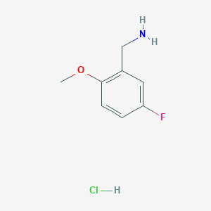 (5-Fluoro-2-methoxyphenyl)methanamine hydrochloride
