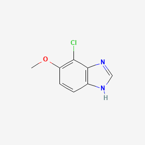 molecular formula C8H7ClN2O B2930902 4-Chloro-5-methoxybenzimidazole CAS No. 1360953-02-1