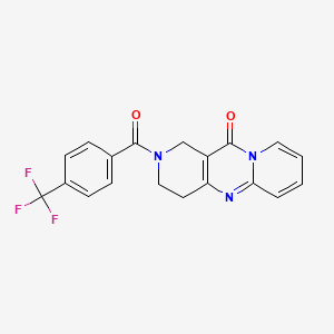 2-(4-(trifluoromethyl)benzoyl)-3,4-dihydro-1H-dipyrido[1,2-a:4',3'-d]pyrimidin-11(2H)-one