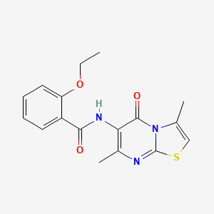 N-(3,7-dimethyl-5-oxo-5H-thiazolo[3,2-a]pyrimidin-6-yl)-2-ethoxybenzamide