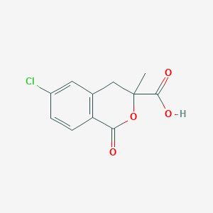6-Chloro-3-methyl-1-oxoisochromane-3-carboxylic acid