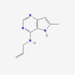 molecular formula C10H12N4 B2931017 N-allyl-6-methyl-5H-pyrrolo[3,2-d]pyrimidin-4-amine CAS No. 1935659-50-9