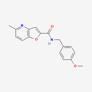 N-(4-methoxybenzyl)-5-methylfuro[3,2-b]pyridine-2-carboxamide