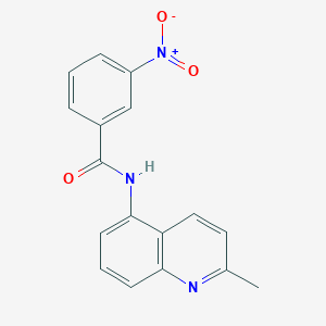molecular formula C17H13N3O3 B2931182 N-(2-methylquinolin-5-yl)-3-nitrobenzamide CAS No. 899535-01-4