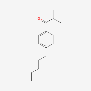 molecular formula C15H22O B2931204 2-Methyl-1-(4-pentylphenyl)propan-1-one CAS No. 116706-96-8