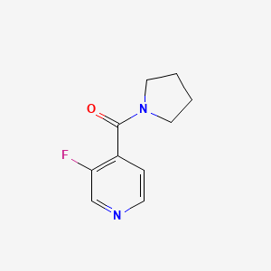 3-Fluoro-4-(pyrrolidine-1-carbonyl)pyridine