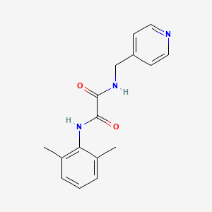 N'-(2,6-dimethylphenyl)-N-(pyridin-4-ylmethyl)oxamide