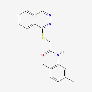 N-(2,5-dimethylphenyl)-2-(phthalazin-1-ylsulfanyl)acetamide