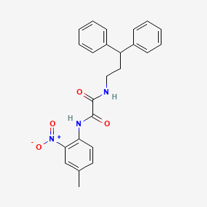 N1-(3,3-diphenylpropyl)-N2-(4-methyl-2-nitrophenyl)oxalamide