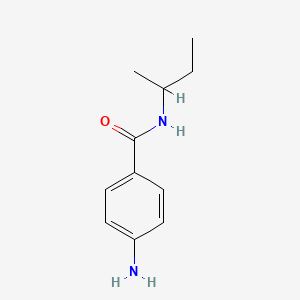 molecular formula C11H16N2O B2931491 4-Amino-N-(sec-butyl)benzamide CAS No. 313524-32-2