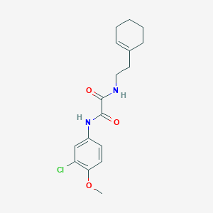 molecular formula C17H21ClN2O3 B2931531 N-(3-CHLORO-4-METHOXYPHENYL)-N'-[2-(CYCLOHEX-1-EN-1-YL)ETHYL]ETHANEDIAMIDE CAS No. 432541-81-6