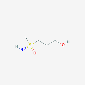 molecular formula C4H11NO2S B2931716 (3-Hydroxypropyl)(imino)(methyl)-l6-sulfanone CAS No. 1798331-38-0