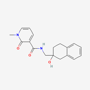 N-((2-hydroxy-1,2,3,4-tetrahydronaphthalen-2-yl)methyl)-1-methyl-2-oxo-1,2-dihydropyridine-3-carboxamide