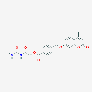 molecular formula C23H22N2O7 B2931805 MuRF1-IN-2 