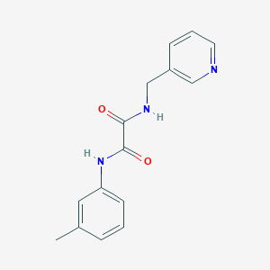 molecular formula C15H15N3O2 B2931871 N-(3-methylphenyl)-N'-[(pyridin-3-yl)methyl]ethanediamide CAS No. 346453-22-3