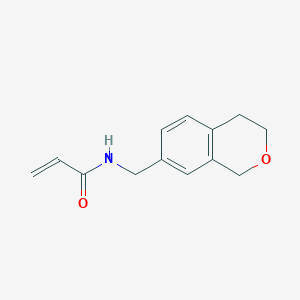 B2931919 N-(3,4-Dihydro-1H-isochromen-7-ylmethyl)prop-2-enamide CAS No. 2361638-59-5