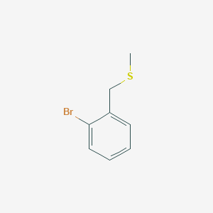 molecular formula C8H9BrS B2931972 1-Bromo-2-[(methylsulfanyl)methyl]benzene CAS No. 19614-11-0