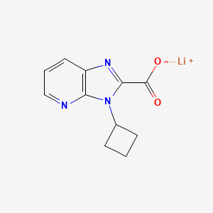 Lithium 3-cyclobutyl-3H-imidazo[4,5-b]pyridine-2-carboxylate