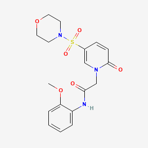 N-(2-methoxyphenyl)-2-[5-(morpholin-4-ylsulfonyl)-2-oxopyridin-1(2H)-yl]acetamide