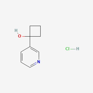 1-(Pyridin-3-yl)cyclobutan-1-ol hydrochloride