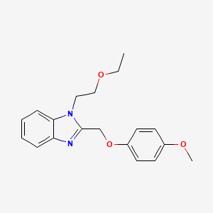 1-(2-ethoxyethyl)-2-((4-methoxyphenoxy)methyl)-1H-benzo[d]imidazole
