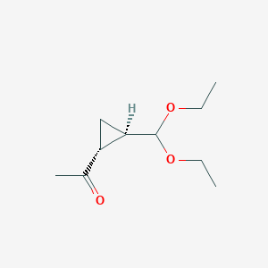 1-[(1R,2R)-2-(Diethoxymethyl)cyclopropyl]ethanone