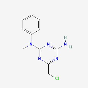 6-(chloromethyl)-N-methyl-N-phenyl-1,3,5-triazine-2,4-diamine