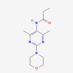 N-(4,6-dimethyl-2-morpholinopyrimidin-5-yl)propionamide