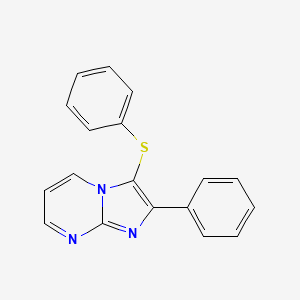 2-Phenyl-3-(phenylthio)imidazo[1,2-a]pyrimidine