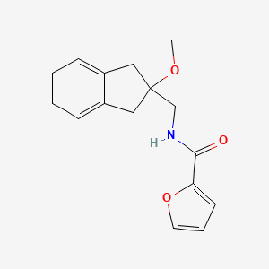 molecular formula C16H17NO3 B2932145 N-((2-methoxy-2,3-dihydro-1H-inden-2-yl)methyl)furan-2-carboxamide CAS No. 2034529-40-1