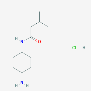 N-[(1R*,4R*)-4-Aminocyclohexyl]-3-methylbutanamide hydrochloride