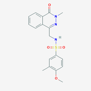 4-methoxy-3-methyl-N-((3-methyl-4-oxo-3,4-dihydrophthalazin-1-yl)methyl)benzenesulfonamide