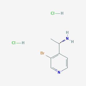 (1S)-1-(3-Bromopyridin-4-yl)ethan-1-amine dihydrochloride