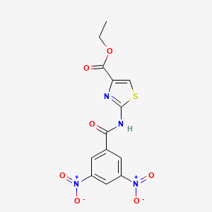 Ethyl 2-[(3,5-dinitrobenzoyl)amino]-1,3-thiazole-4-carboxylate
