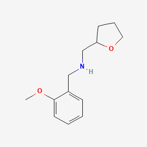 [(2-methoxyphenyl)methyl](oxolan-2-ylmethyl)amine