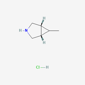 molecular formula C6H12ClN B2932480 rac-(1R,5S,6R)-6-methyl-3-azabicyclo[3.1.0]hexanehydrochloride CAS No. 2307779-69-5