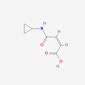 molecular formula C7H9NO3 B2932586 (2Z)-3-(Cyclopropylcarbamoyl)prop-2-enoic acid CAS No. 27995-78-4