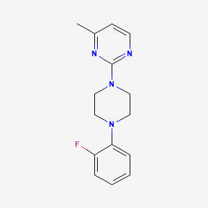B2932694 2-[4-(2-Fluorophenyl)piperazin-1-yl]-4-methylpyrimidine CAS No. 2329079-04-9