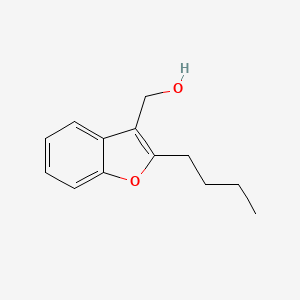 molecular formula C13H16O2 B2932831 (2-Butyl-1-benzofuran-3-yl)methanol CAS No. 926237-40-3