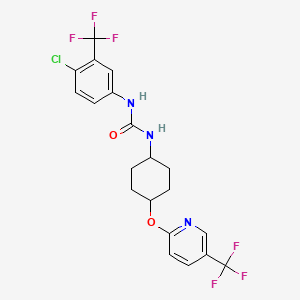 molecular formula C20H18ClF6N3O2 B2932852 UC2288 CAS No. 1394011-91-6