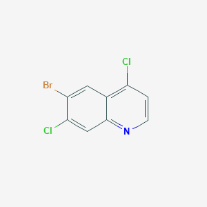 molecular formula C9H4BrCl2N B2932916 6-Bromo-4,7-dichloroquinoline CAS No. 1260828-07-6