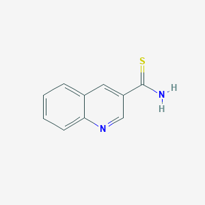 molecular formula C10H8N2S B2933043 Quinoline-3-carbothioamide CAS No. 1195587-35-9