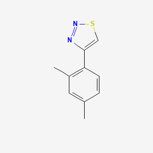 molecular formula C10H10N2S B2933339 4-(2,4-Dimethylphenyl)-1,2,3-thiadiazole CAS No. 2176201-66-2
