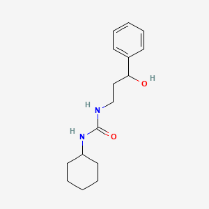 1-Cyclohexyl-3-(3-hydroxy-3-phenylpropyl)urea