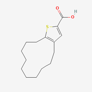 4,5,6,7,8,9,10,11,12,13-Decahydrocyclododeca[b]thiophene-2-carboxylic acid