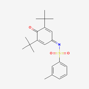 N-(3,5-ditert-butyl-4-oxocyclohexa-2,5-dien-1-ylidene)-3-methylbenzenesulfonamide