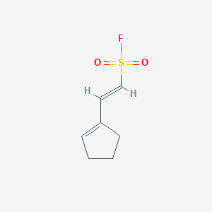 (E)-2-(cyclopent-1-en-1-yl)ethene-1-sulfonyl fluoride