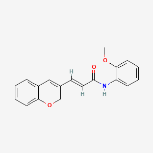 (2E)-3-(2H-chromen-3-yl)-N-(2-methoxyphenyl)prop-2-enamide